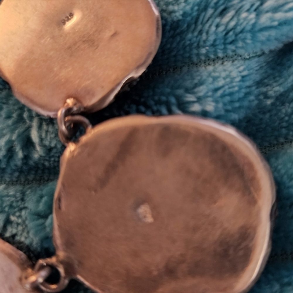 Heavy Sterling 925 Heavy Silver Statement Necklac… - image 3